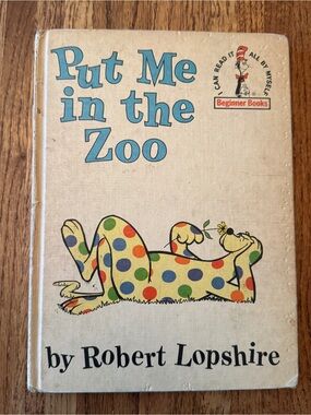 Vintage Put Me in the Zoo by Robert Lopshire Hardcover 1960 Book Club Edition